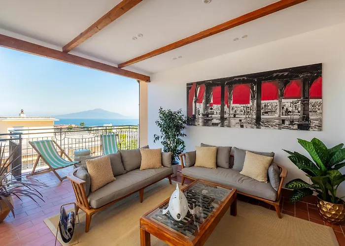 Casa Mario With Terrace And Sea View 아파트 *